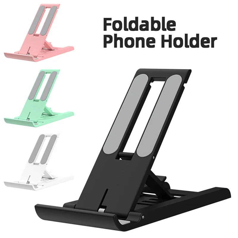 Tragbarer Handy-Ständer, faltbarer Handy-Ständer für iPad, iPhone, Samsung S23, skalierbarer Handy-Halter, Desktop-Halterung