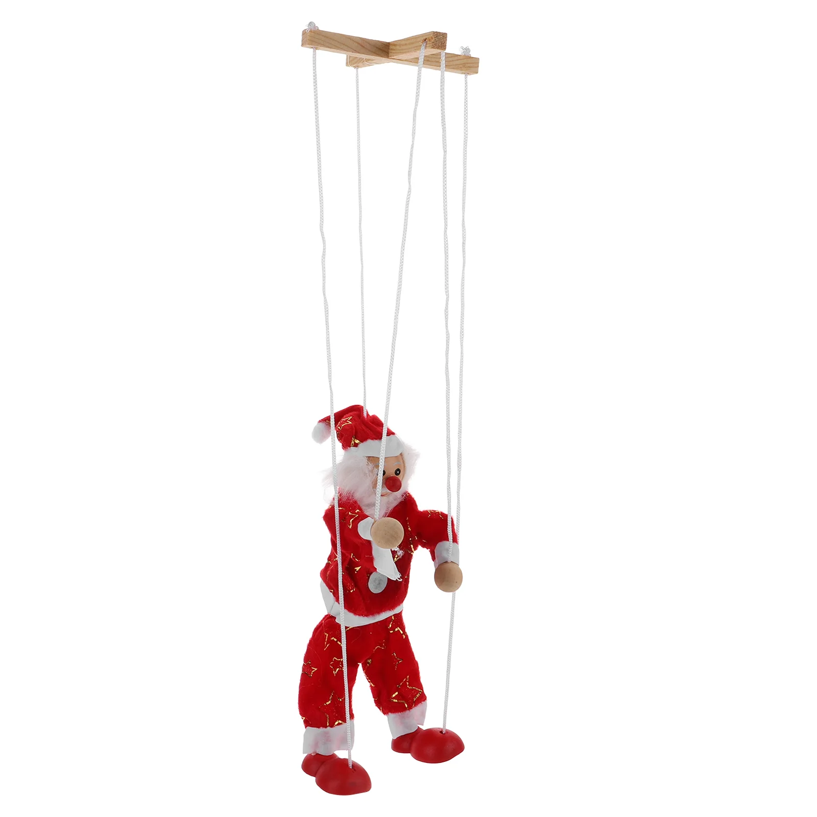 

Christmas Puppet Marionette Kids Toys Puppets Hand for Pull Wire Wooden Marionettes