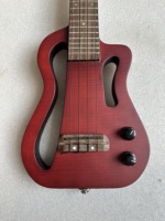 Stock Slate Defect Electric Ukulele 23 Inch Portable Travel Concert Solid Wood Ukulele Silent Practice Without Noise Real Photos