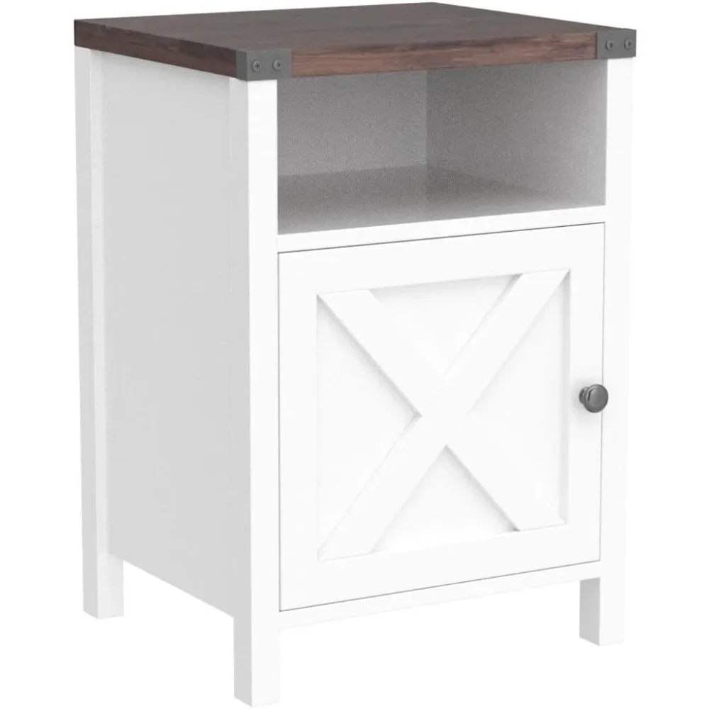 Farmhouse Nightstand Set 4