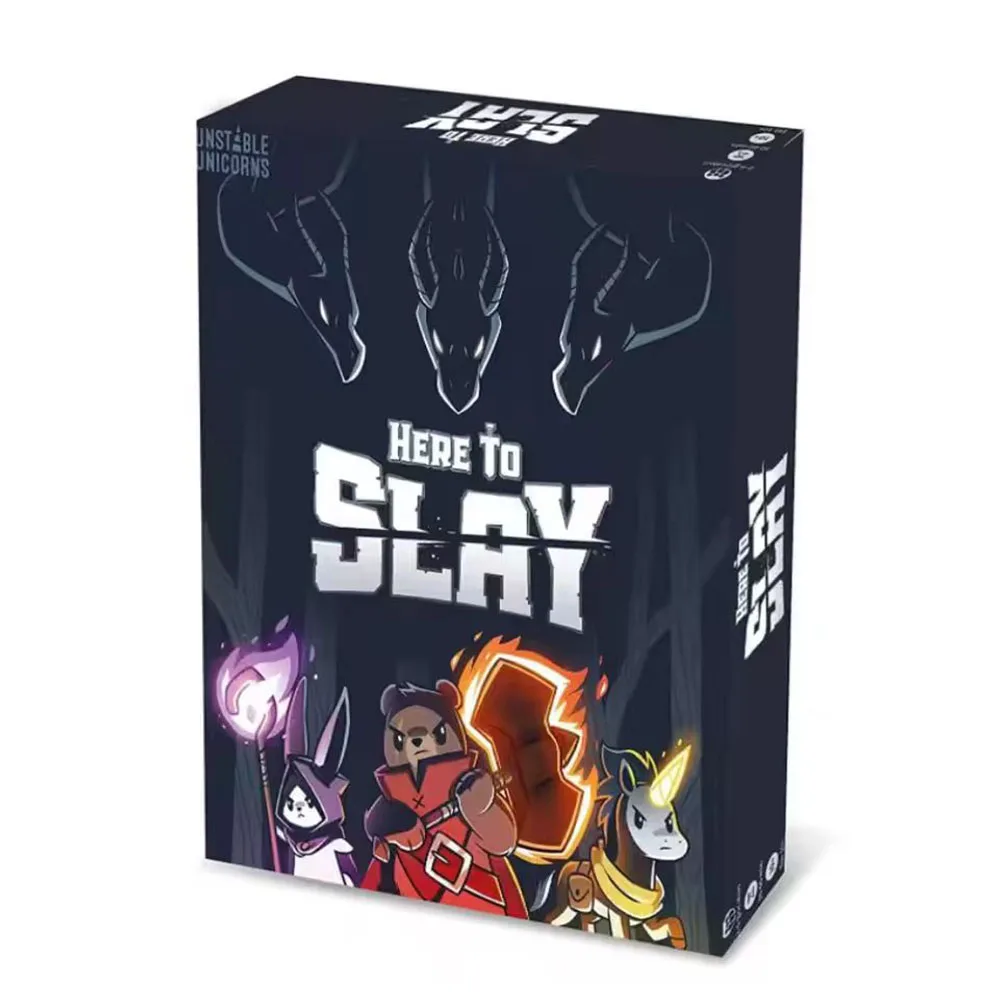 

Here to Slay Here to Sleigh Holiday Expansion Pack Стратегическая ролевая игра для детей, подростков, взрослых, игроков 2–6 лет