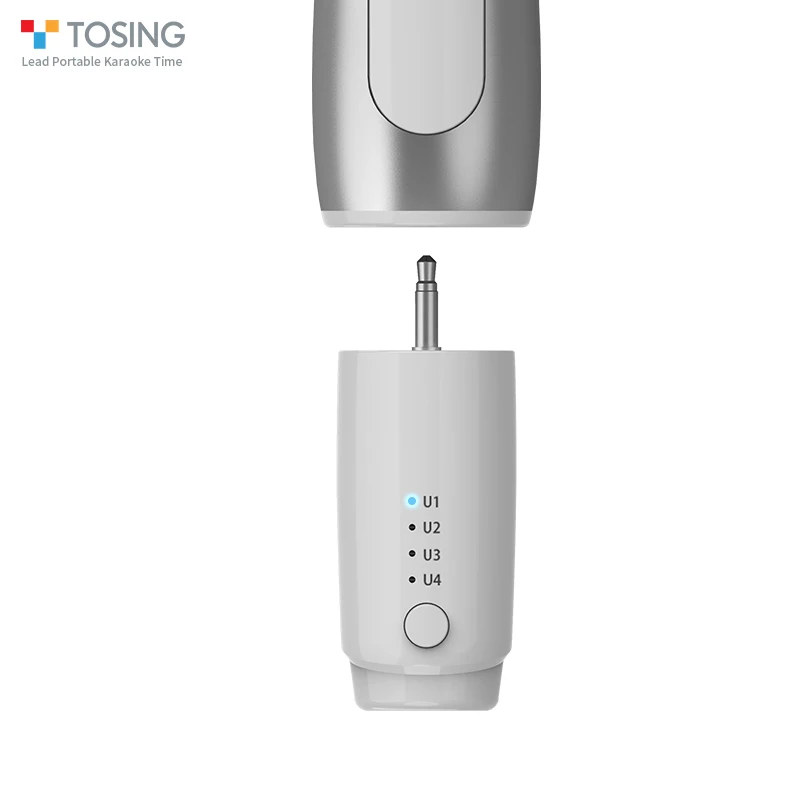 Microfone Tosing sem fio, USB, profissional para KTV