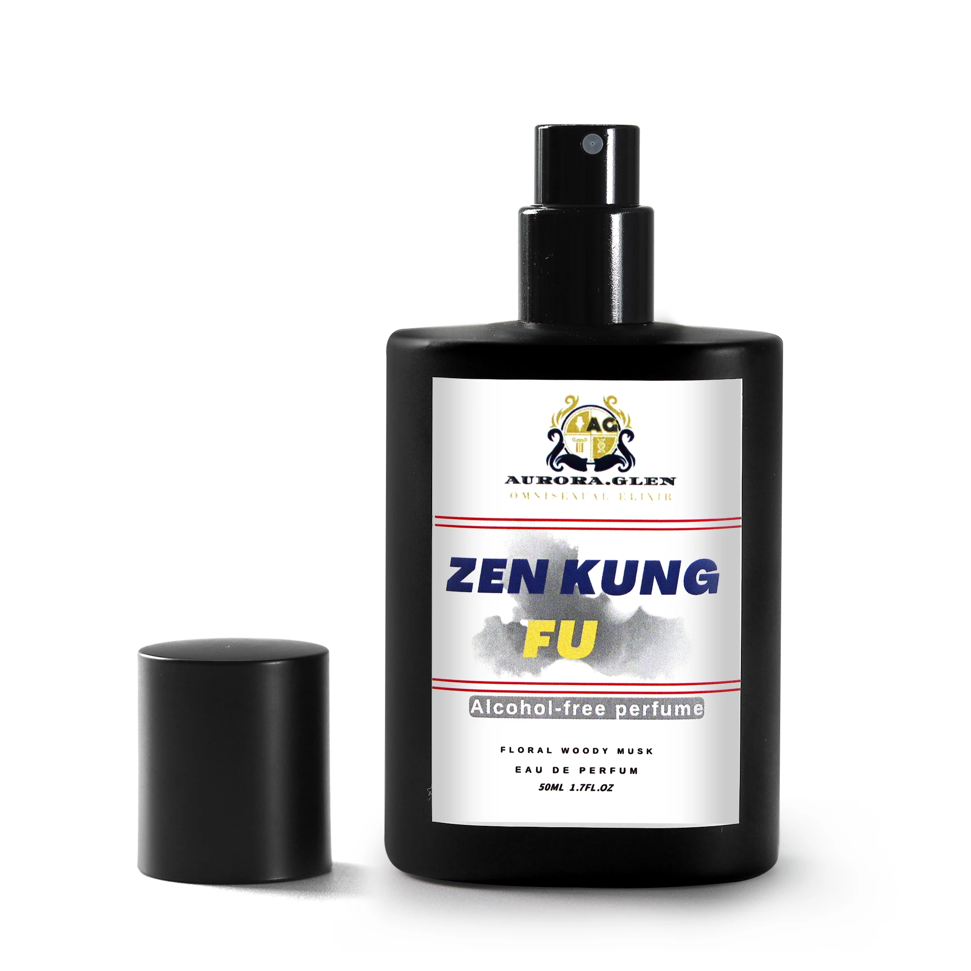 تعبير العواطف من خلال عطر كولونيا يدوم طويلاً باللونين الأبيض والأسود للرجال، رذاذ عطر يمزح فرمون 50 مل أوم #6