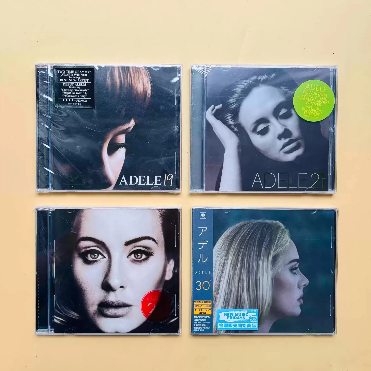 

Adele Complete Studio Album CD Set 19 21 25 30 Iconic Pop Soul Emotional Ballads Grammy-Winning Masterpieces