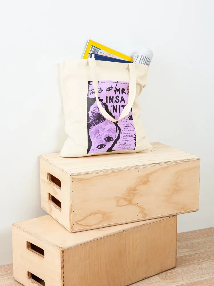 DPR IAN، Mr Insanity Tote Bag حقيبة قماش حقيبة يد حمل حقيبة نسائية حمل الحقائب الجمالية