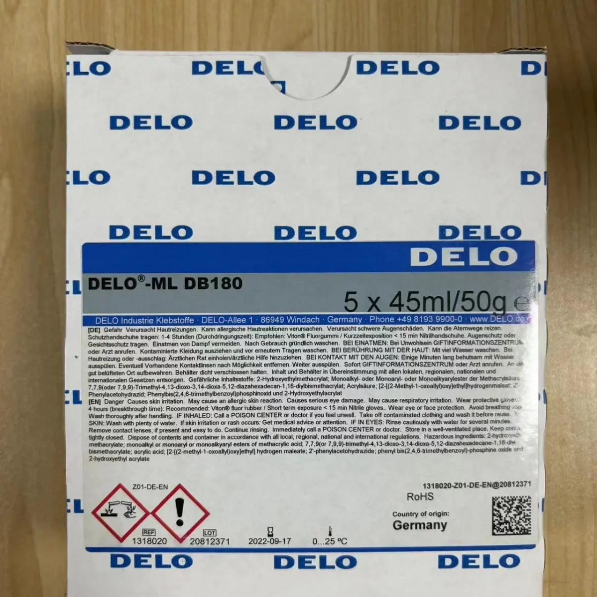 New Original, Large Stock Delo Glue ML DB180 Welcome To Inquire