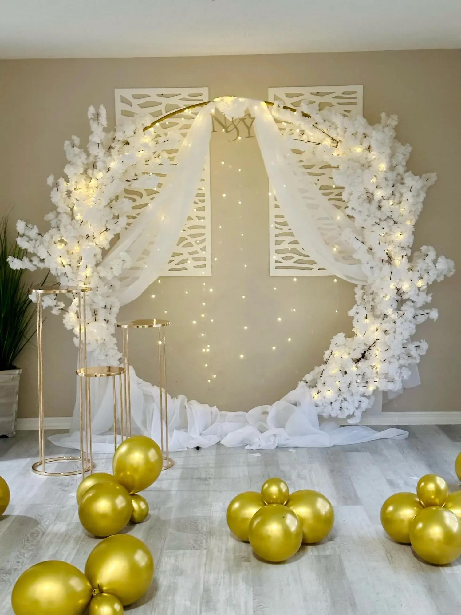 10pcs Wedding Centerpieces Backdrops Decoration Background Flower Arch With Cover Column Stand For Cake Party Favors Decorative