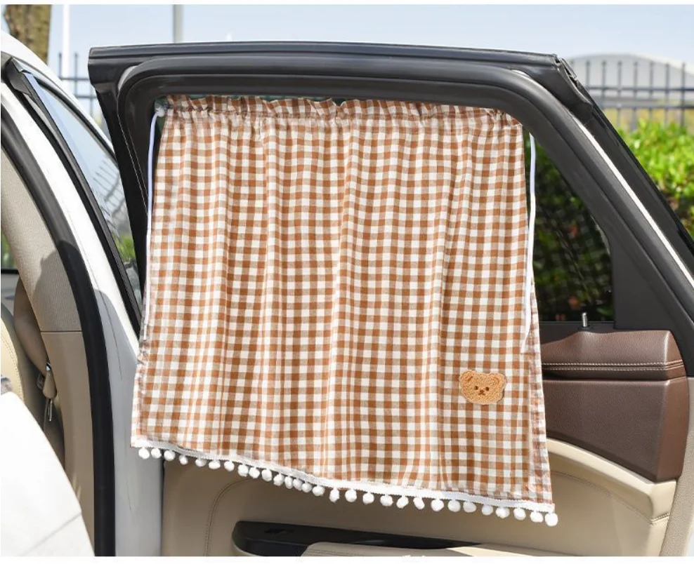 Universeller Saugnapf-Sonnenschutz für die Heckscheibe von Autos, geeignet für Kinderfenster, Baby-Auto-Sonnenschutzvorhang – Detail 2