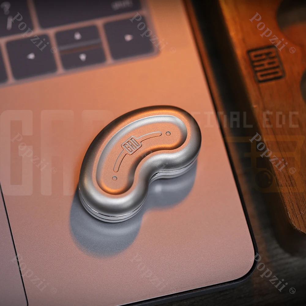 GAO STUDIO ของเล่นแก้เครียดแบบแม่เหล็ก Cashew 3.0  แบบสไลด์  ทำจากสแตนเลส  สำหรับผู้ใหญ่  ช่วยผ่อนคลายความเครียด