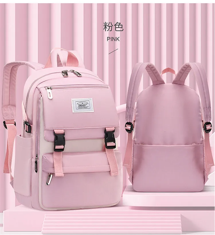 Backpack Children School Bag Back Pack For Boy Girl Kid Child Teenager Class Schoolbag Primary High Bookbag Female Women Teens