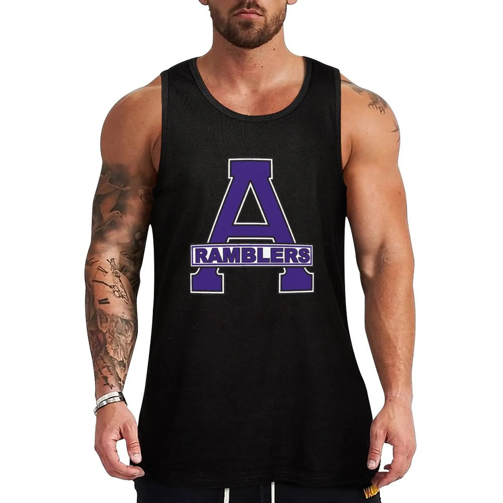 

Amherst Ramblers Tank Top Men gym sportswear t-shirt gym man