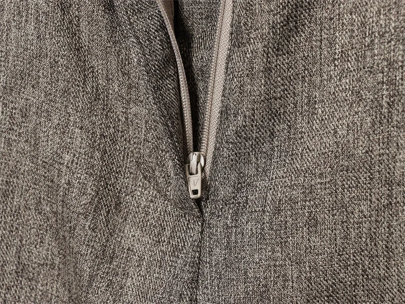 Pantalon femme 2025 automne nouveau Style couleur kaki avec ceinture rayure diagonale Design Simple mode décontractée adapté aux déplacements domicile-travail