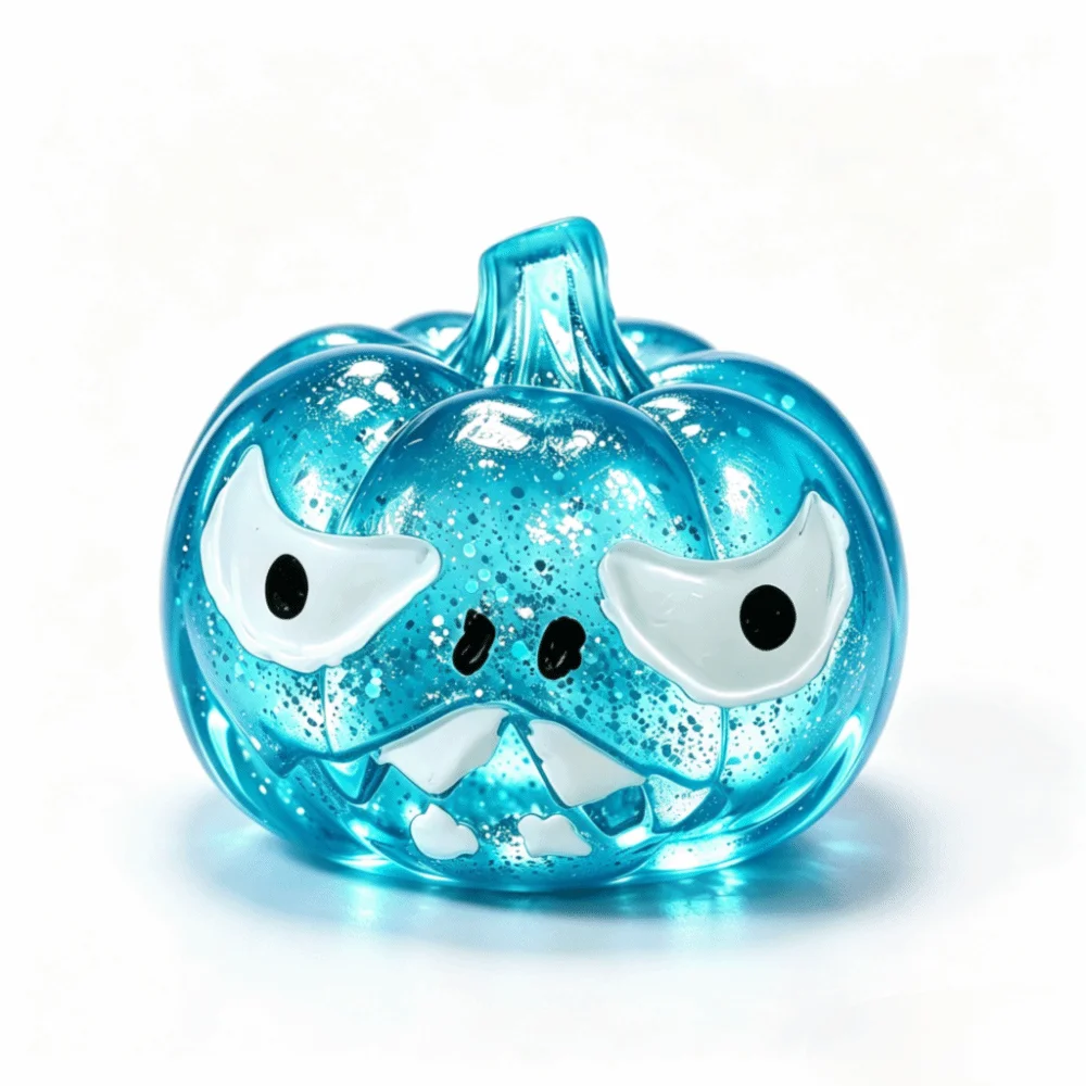 Slow Rebound Pumpkin Squishy Toy Soft Elastic Pumpkin Fidget Toy Cartoon TPR Pumpkin Pinch Toy Halloween Decor