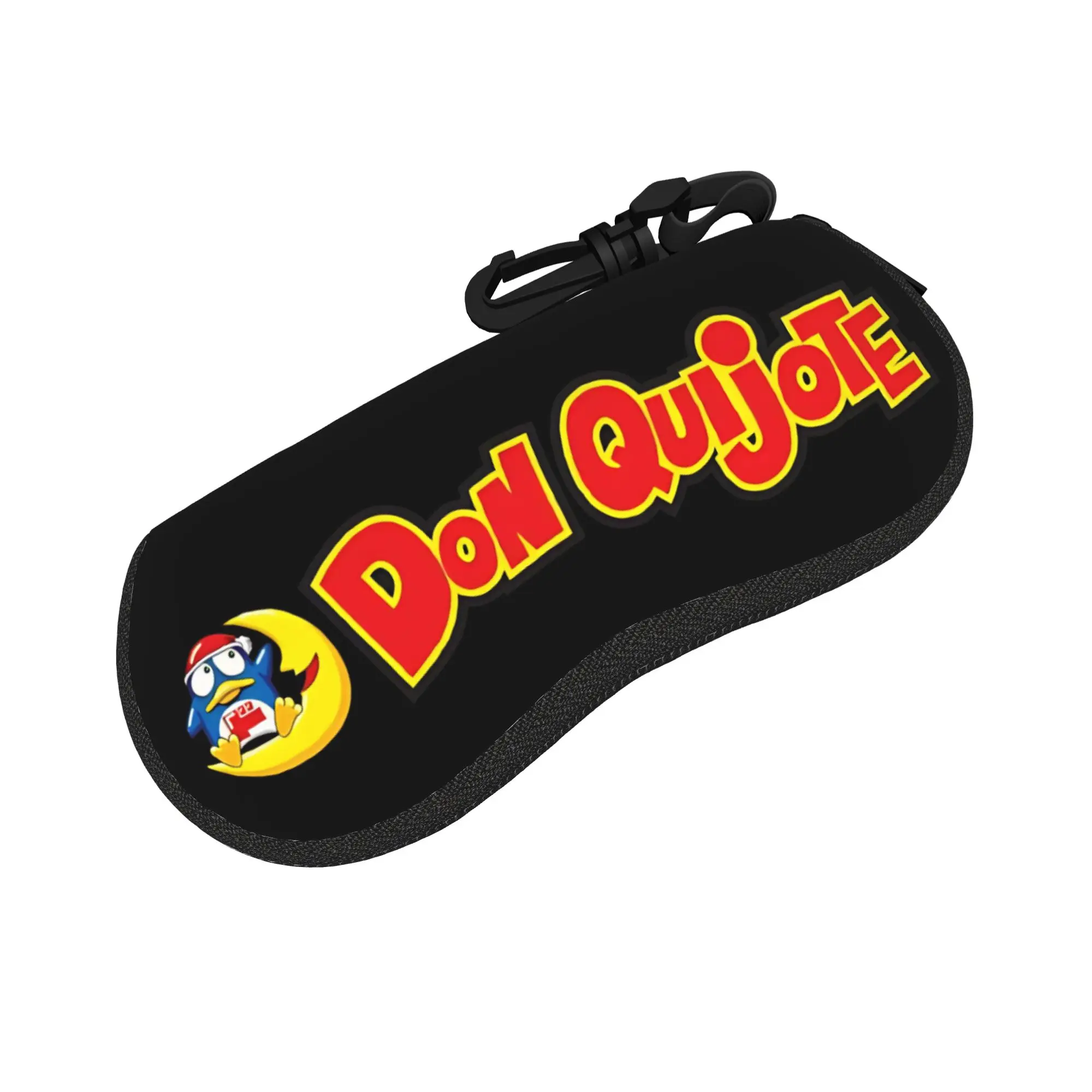 D-Don Q-Quijote Glasses Case  Outdoor Sunglasses Case For Unisex Trend Eyewear Bag Key Chain Eyeglass Protector