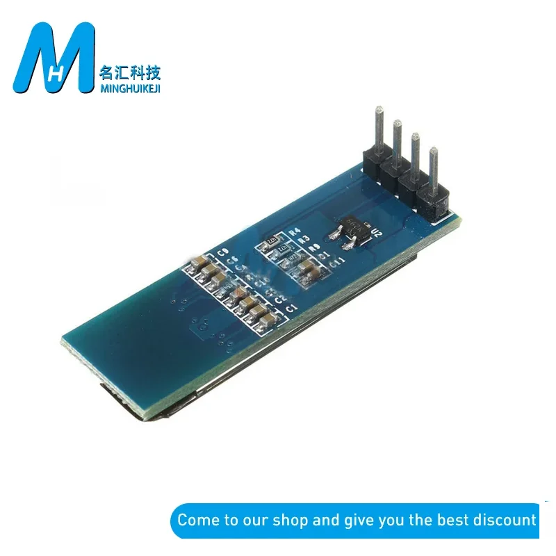 0.91 بوصة OLED وحدة 38mmX12mm 0.91 "أزرق/أبيض 128X32 OLED LCD LED وحدة عرض IIC التواصل لـ Ardunio