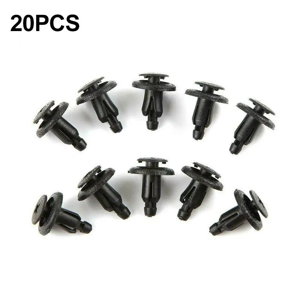 

20Pcs Car Screw Fasteners Clips Fairing Mouldings Fits For Honda Plastic Retainer Clips 90683-GR1-003 90683-MBW-003 Accessories