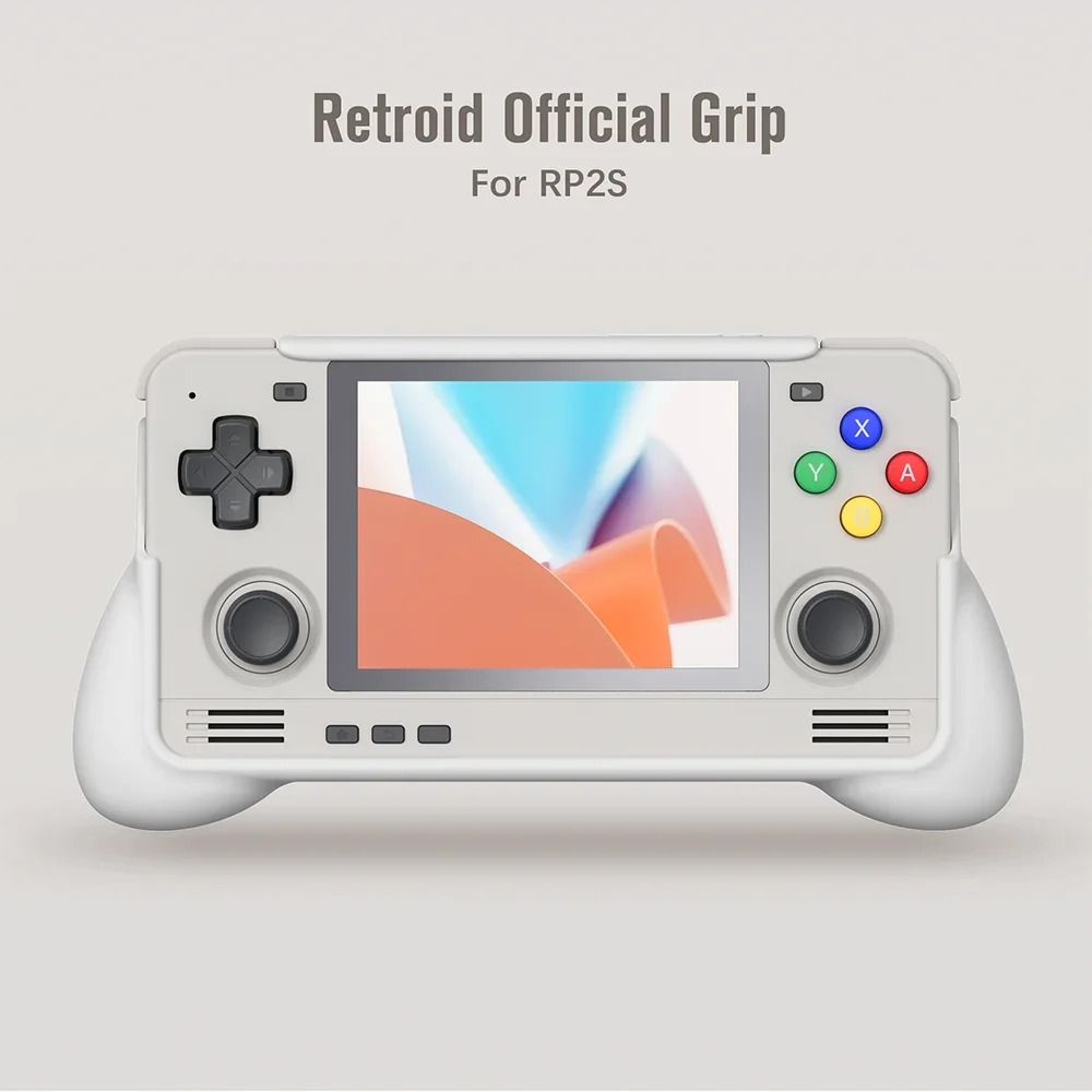 Retroid Pocket 2sハンドヘルドゲームプレーヤー、透明グリップ、防水、タッチスクリーン、キャリーバッグ、オリジナル、3.5インチ