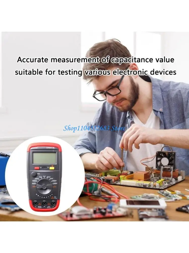 Y6GD Small емкостный тестер подсветка ЖК -экрана Высокая точность конденсаторы Meter