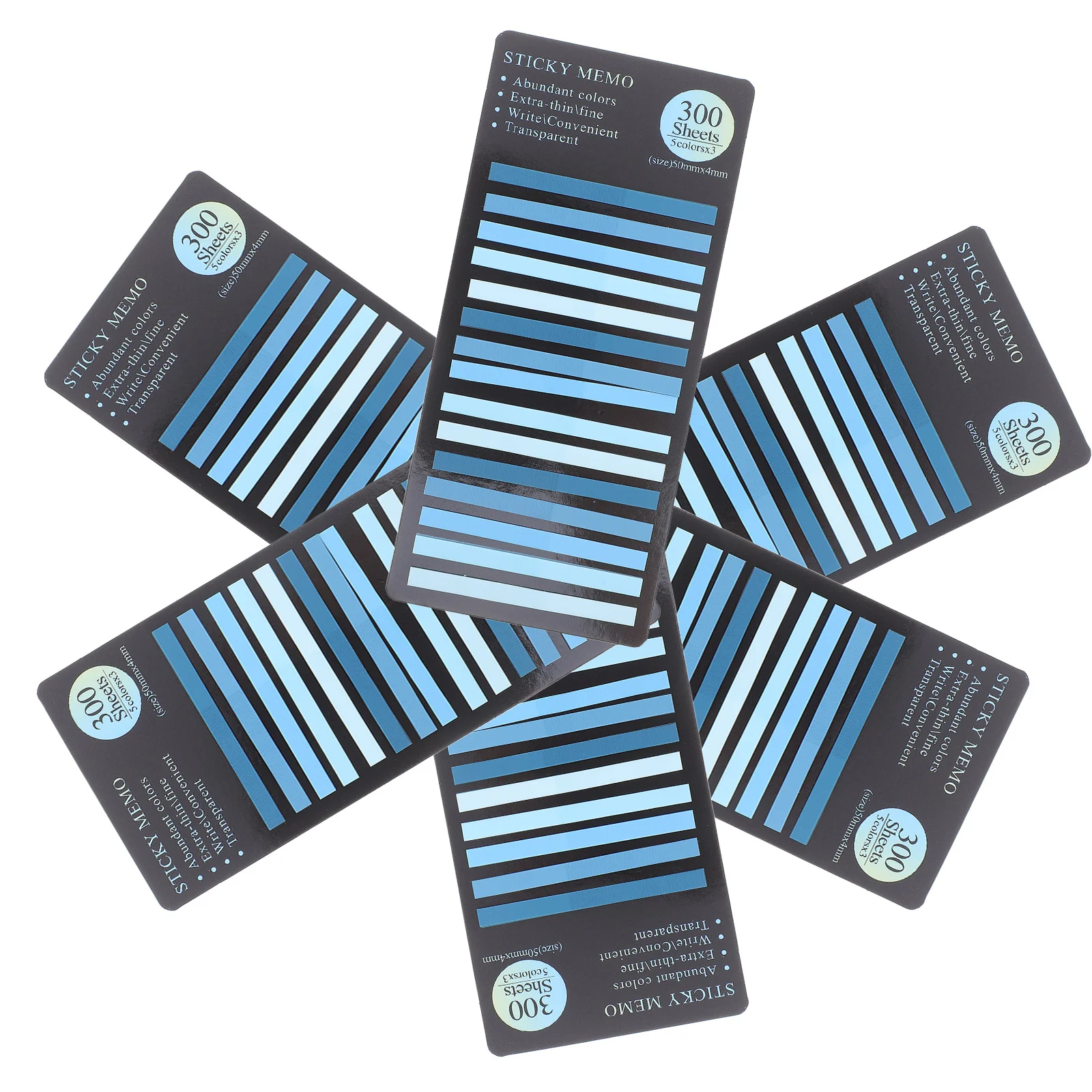 

1800Pcs Pet Strip Index Tabs Easy Application Book Annotation Markers for Journals Notebooks and Planners Journal Strip Tabs