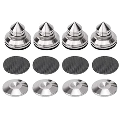 4PCS Speaker Spikes Anti-Vibration Speaker Stands for HiFi Devices and Speakers Adjustable Floor Protector support 218KG