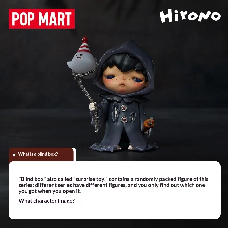 Official Authentic POPMART Hirono Paradox Series figure Blind Box Scene Props cartoon Christmas birthday Gifts
