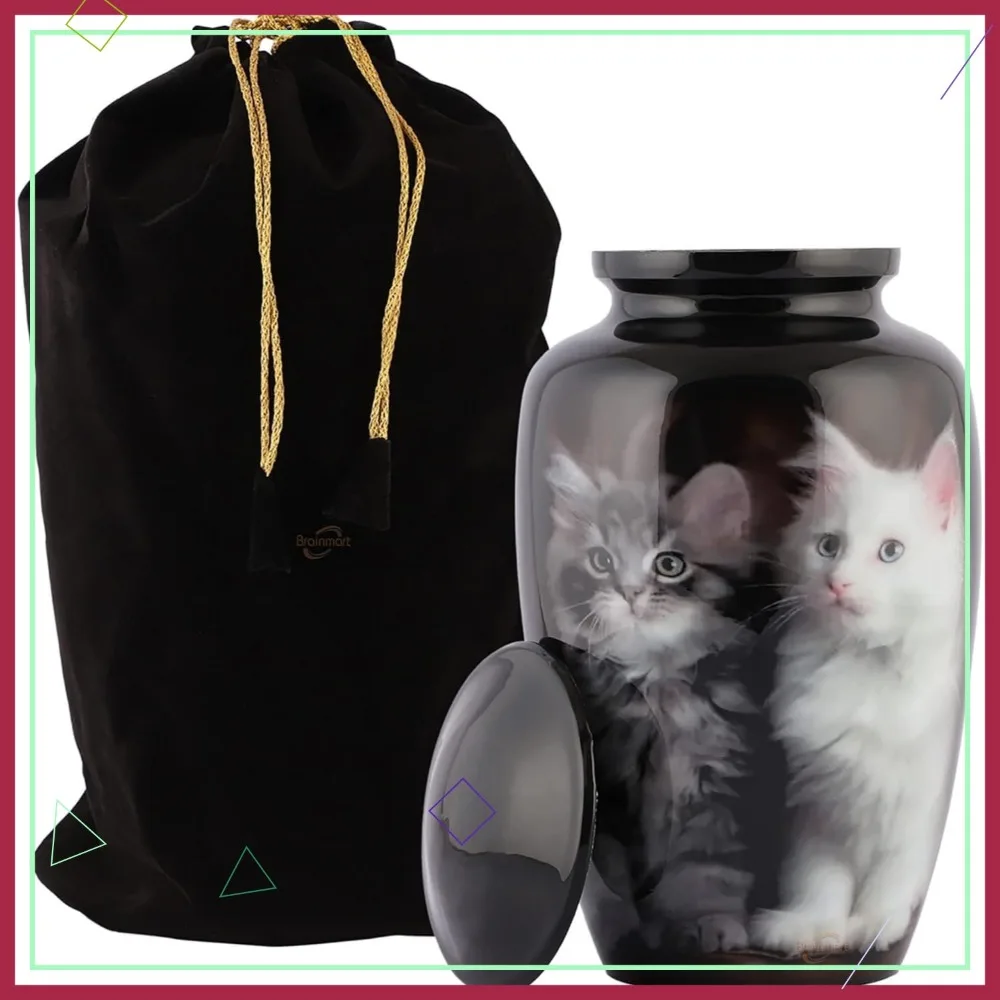 

Medium Cremation Urn for Ashes, 200 cu/in Spiritual Decorative Urn for Adult Male & Female