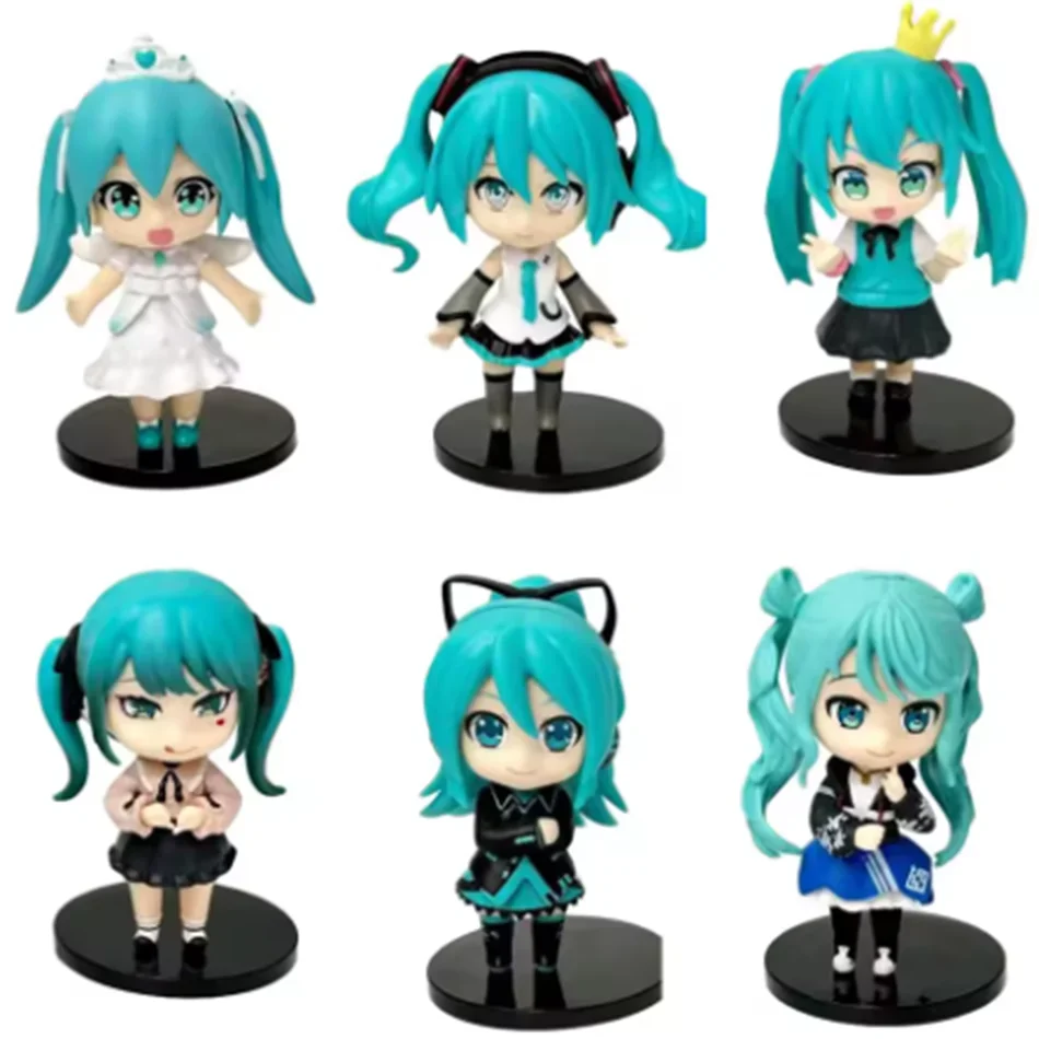 

Новая серия Hatsune Miku Q Edition первого поколения: коллекционные фигурки ручной работы, подарок на день рождения для отаку