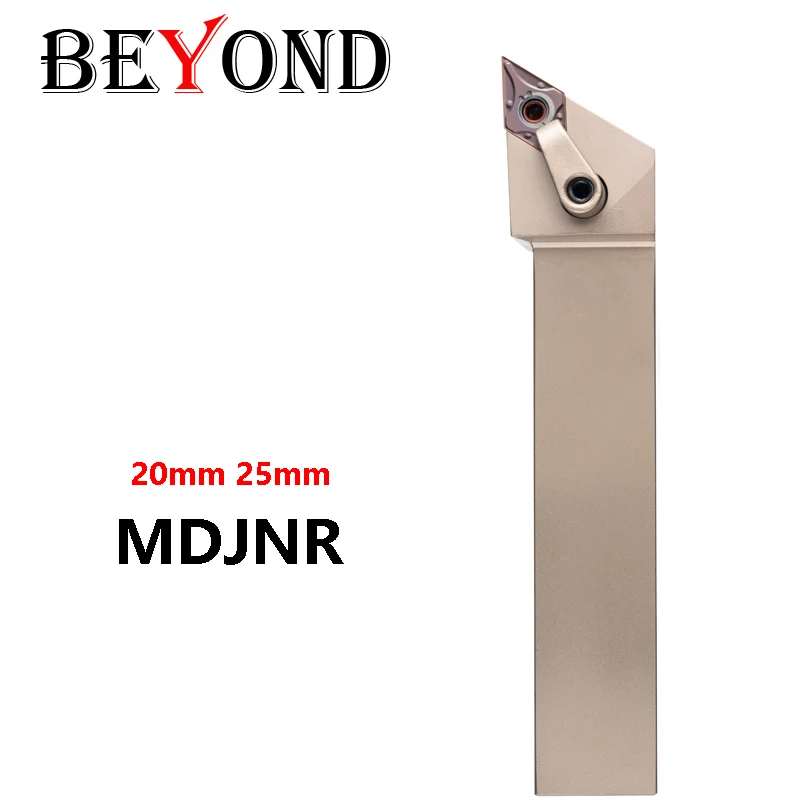 BEYOND MDJNR2020K15 MDJNR2525M15 MDJNL2525M15 White Nickel Plating Turning Tool Holder MDJNR MDJNL 16x16 CNC Lathe Cutter Shank