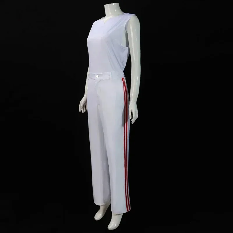 أزياء الملكة الرصاص غناء فريدي ميركوري التأثيرية سترة جلدية صفراء معطف للجنسين ملابس كرنفال الهالوين #3