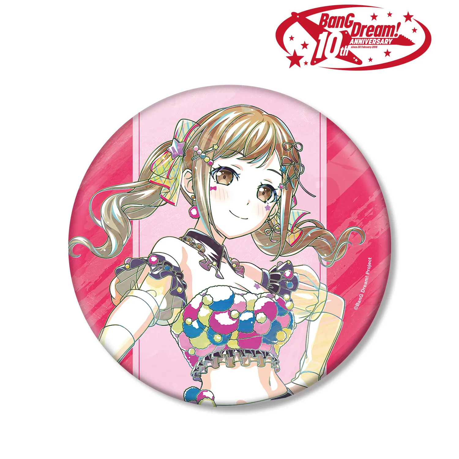 58mm Game BanG Dream! It's MyGO Kasumi Toyama Arisa Ichigaya Cosplay COSTUME Badge Pin SPTE Tinplate Brooch﻿ Prop Xmas Gilf