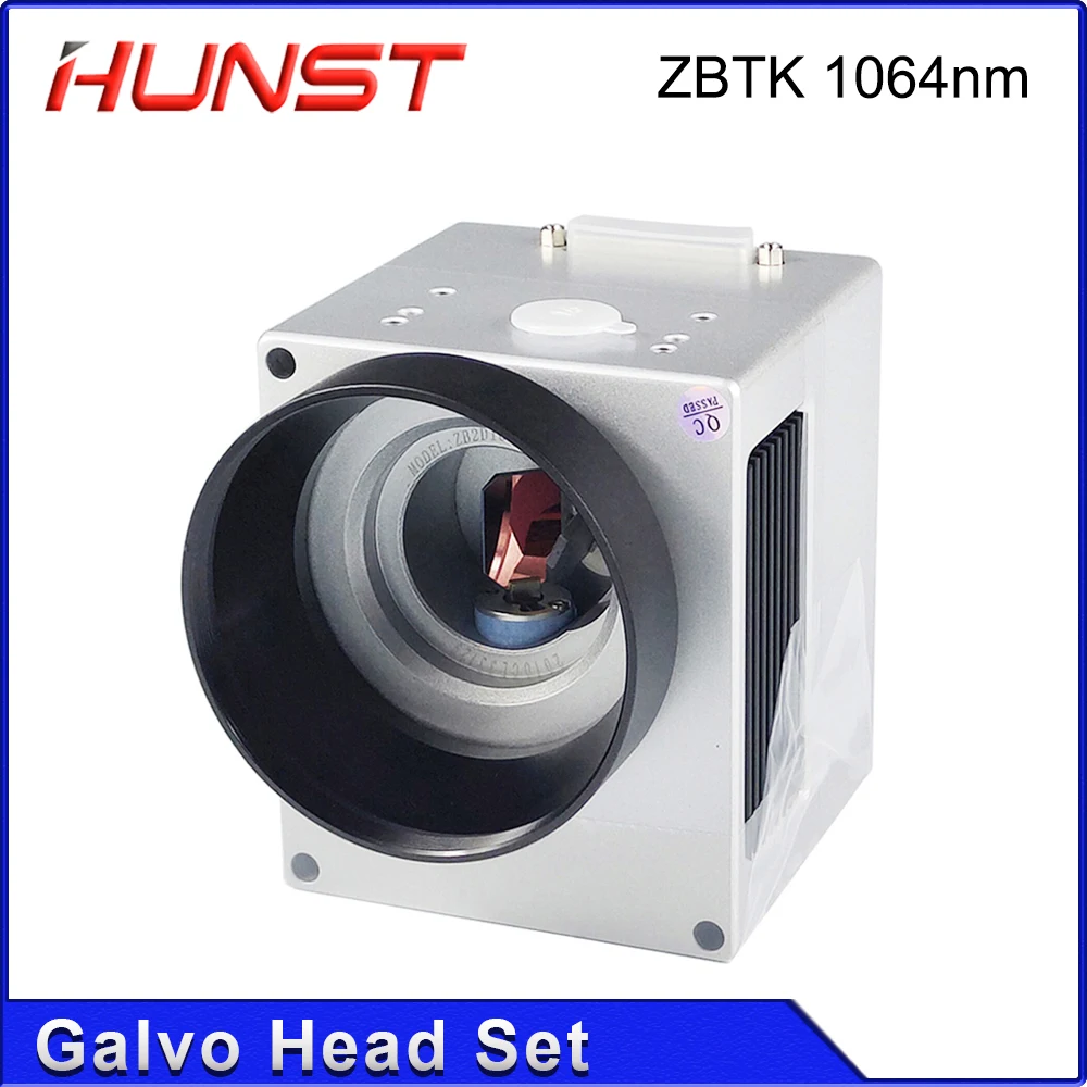 Hunst ZBTK Fiber Laser Scan Galvo Head Set 1064nm Apeature 10mm Galvanometer Scanner with Power Supply