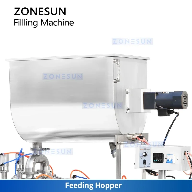 

ZONESUN ZS-GTFS2 Semi Automatic 2-Head Piston Filling Machine for Lotion, Shampoo, Cream & Liquid Bottle Packaging