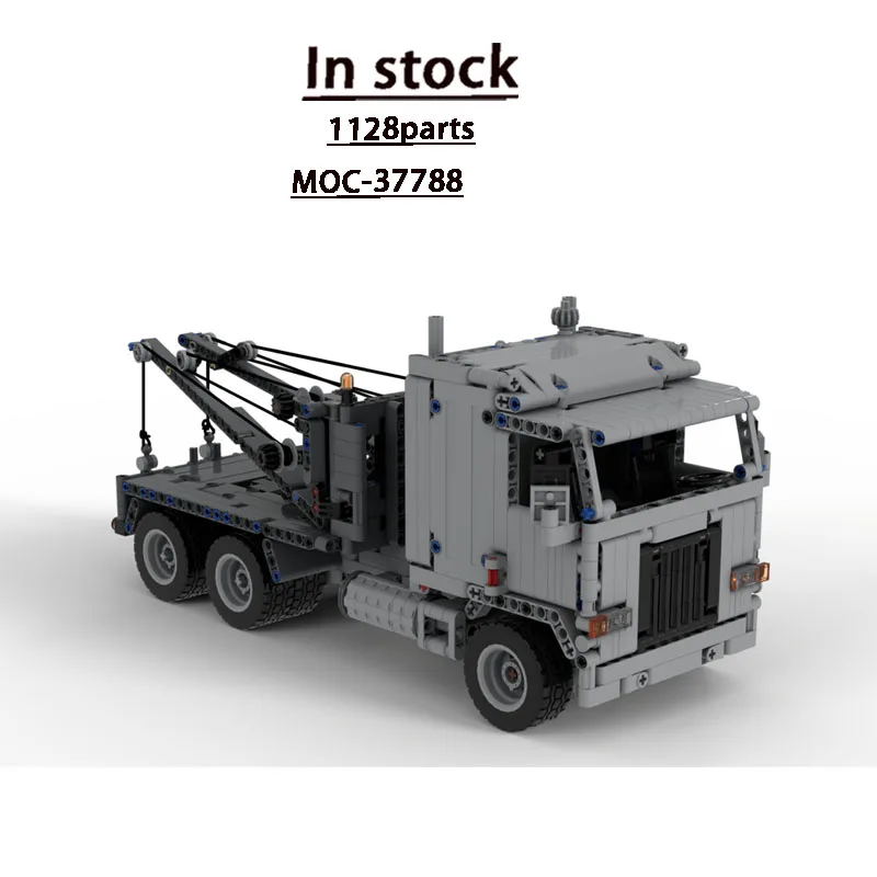 

MOC-37788Classic New Cargo Crane Truck Building Block Model 1128parts Creative Boys' Children's Birthday Building Block Toy Gift