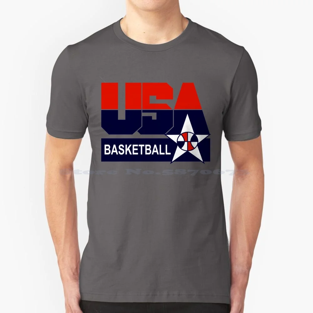 Basketball 1992 Dream Team Gifts For Fans , For Men And Women , Gift Valentine's Day T Shirt 100% Cotton Tee Basketball 1992