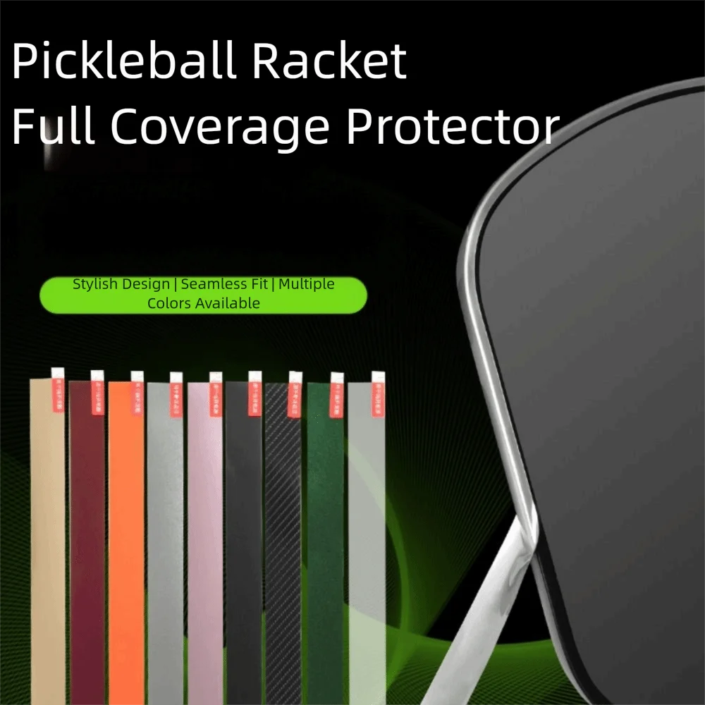 

Multicolor Pickleball Racket Protection Sticker 2.6/2.8cm Wear-resistant Racquet Guard Tape Anti Peeling Paint 75cm Length
