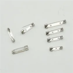 100pcs  High Quality Safety pin Brooch Base Back Bar Badge Holder Brooch Pins DIY Jewelry Finding