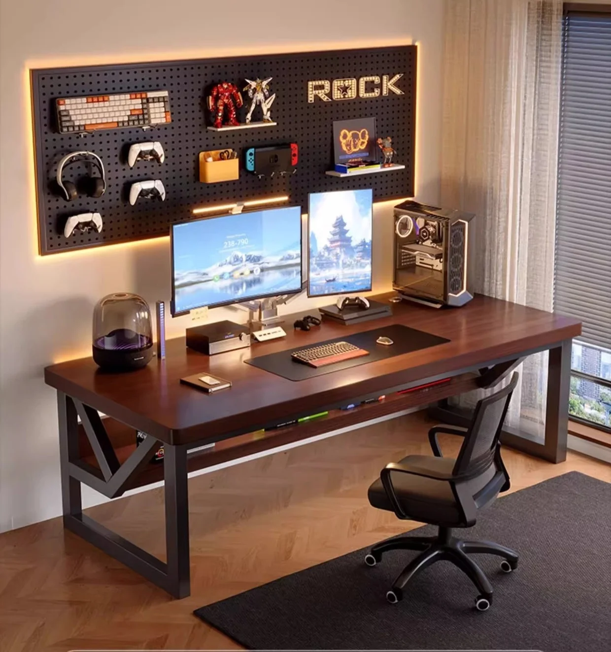 

!@Executive Computer Desk Wooden Office Furniture Shelf Executive Desk Wooden Shelf Executive Computer Desk Wooden Office