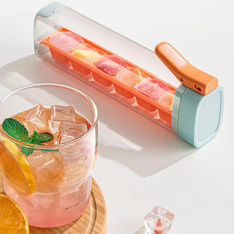 Ice Trays for Freezer Large Ice Cube Trays with 6-Compartment Easy Release Ice Cube Maker Reusable Ice Cube Molds and Trays