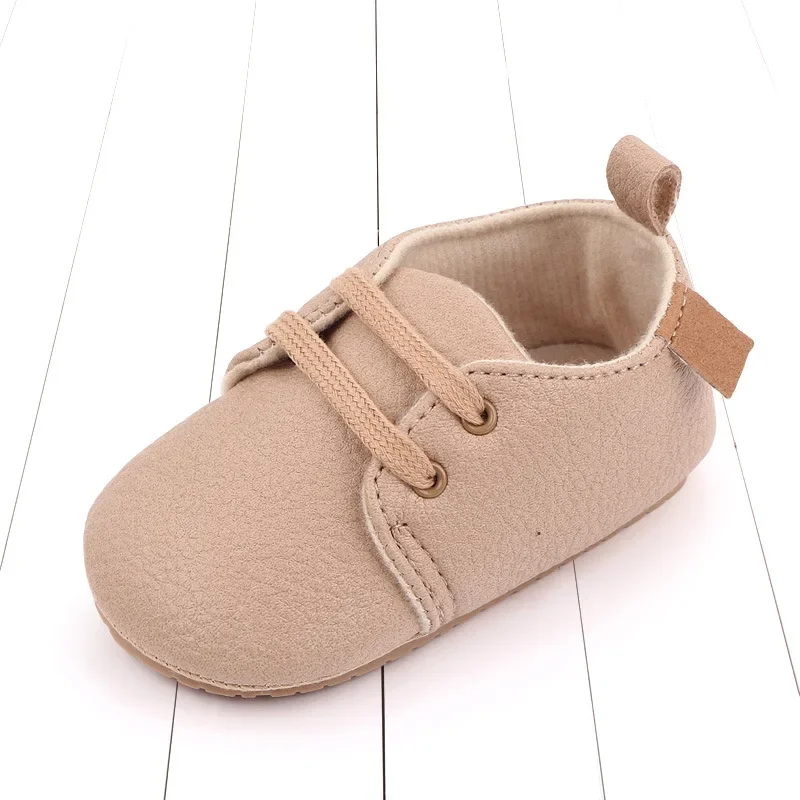 Soft Leather Prewalkers for Newborn Baby Boys Girls First Walkers Toddler Sneakers Moccasins Anti-slip Casual Bow Walking Shoes