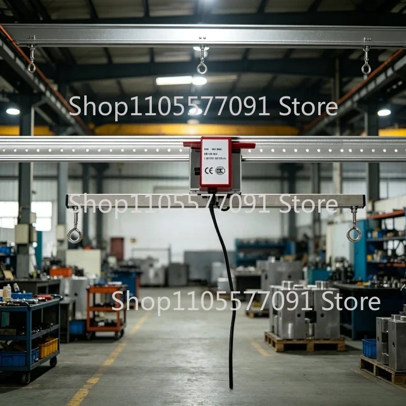 Indoor Hydroponic Light Track 83Inch Adjustable Mobile Removable Fitting For Indoor Hydroponic Home Garden Plant Cultivation Use