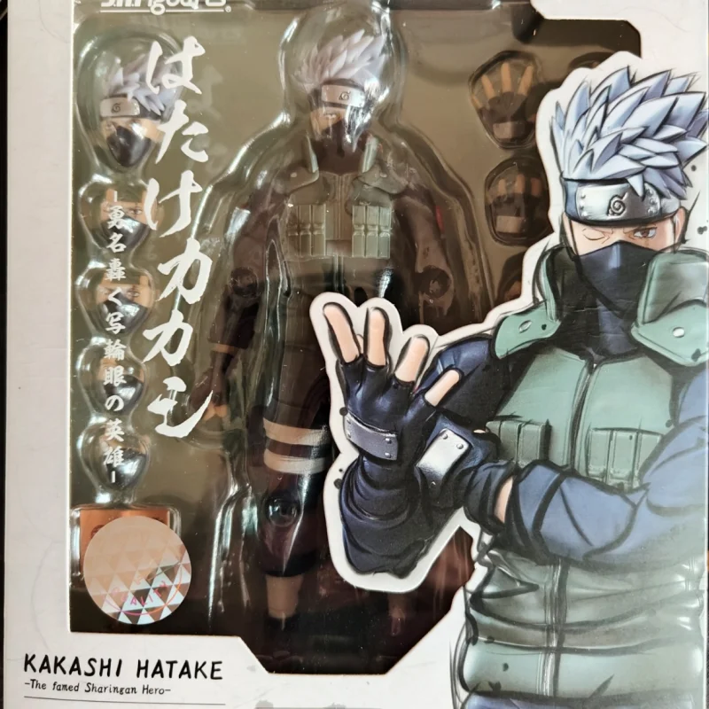 Bandai Original Shfiguarts 2.0 Naruto: Shippuden Kakashi Hatake Naruto Sasuke Sakura Uchiha Madara Shf Anime Figure Action Model