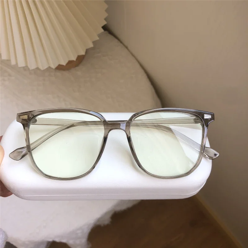 Acetate Big Face Eyeglass Frame Men Myopia Reading Office Eyewear Square Handmade High Quality Women Myopia Reading Glasses Thin