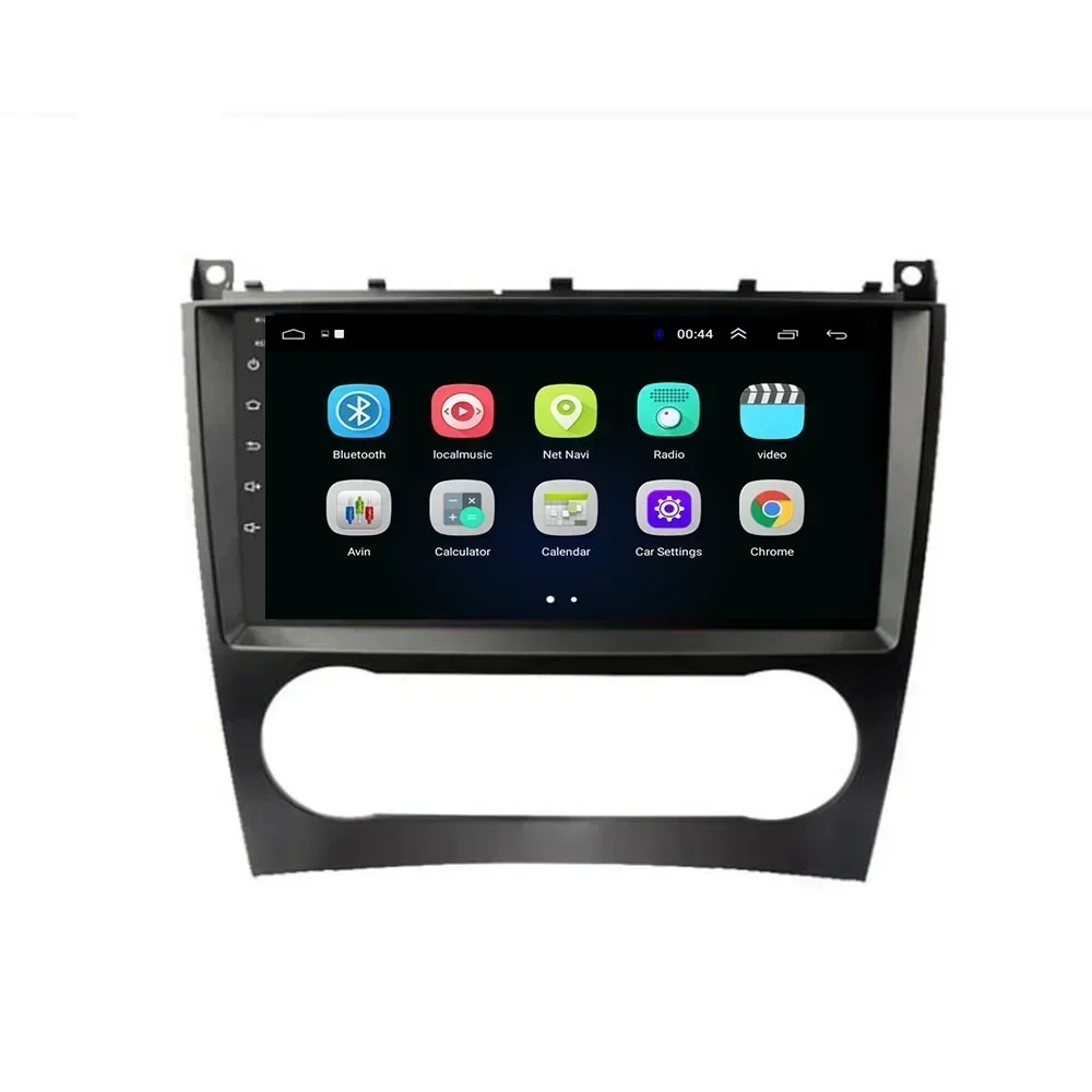 Autoradio Android 13, navigation GPS, lecteur DVD, Carkasunit, stéréo, magnétophone, pour voiture Benz W203, WGene, C180, C200, C220, C230