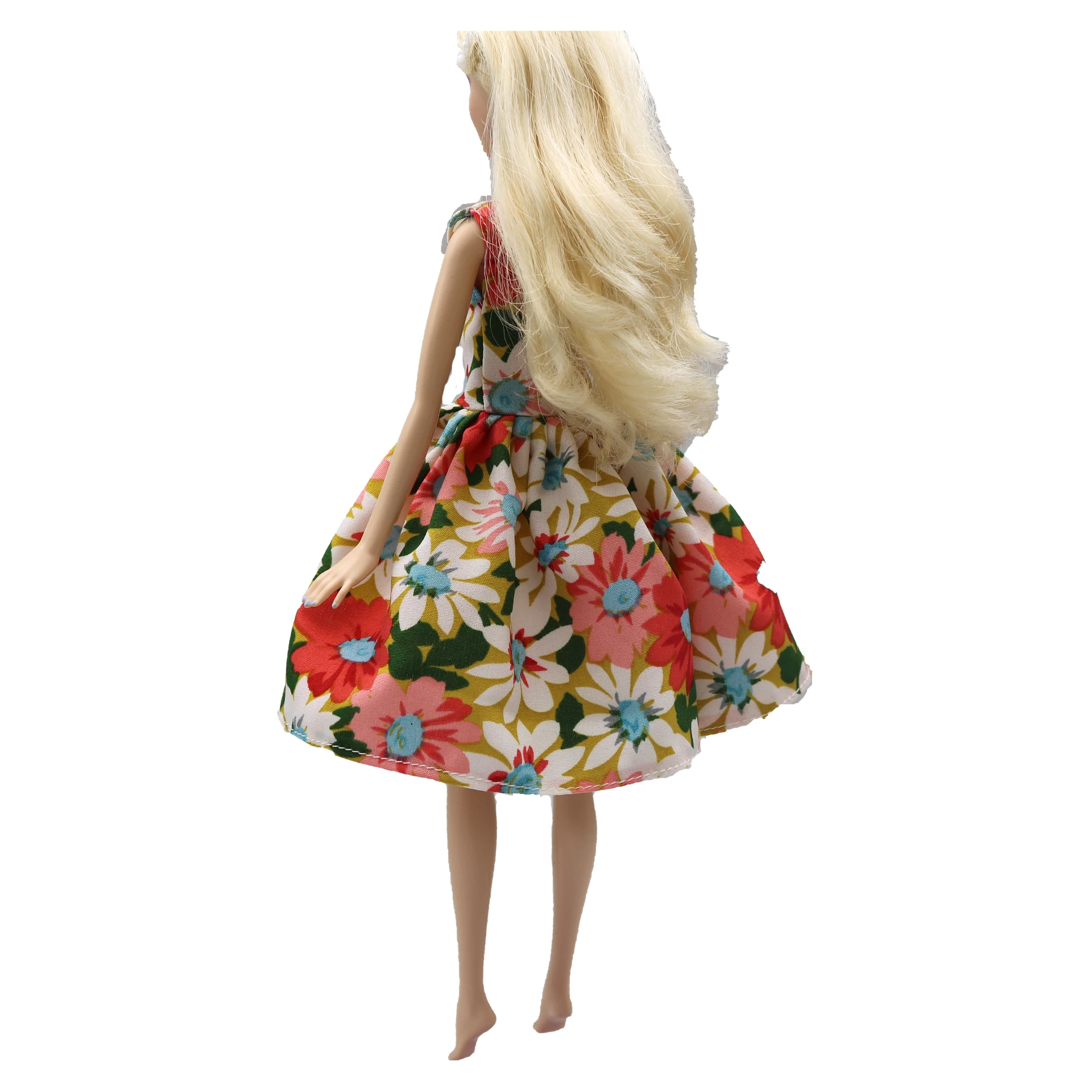 New 30cm 1/6  3 colors floral dress Daily Wear Doll Accessories Clothes for Barbies doll