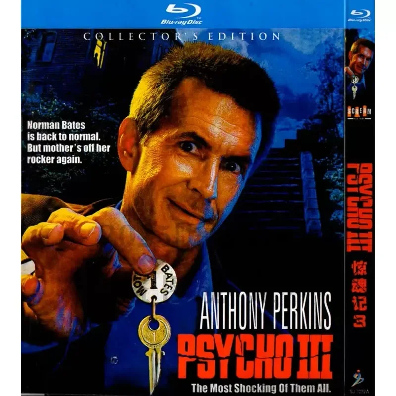 

Psycho 1-4 American Suspense Thriller Horror Movie Blu-ray High Definition 4 Disc