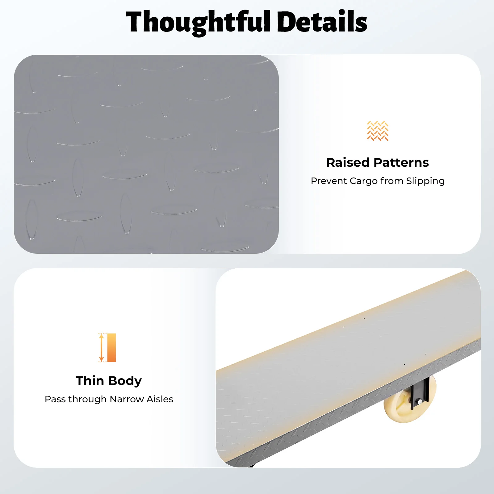 Платформа U-Boat Dolly, большая несущая сила 2000 фунтов для транспортных средств в складской комнате для хранения Негабаритная нагрузка