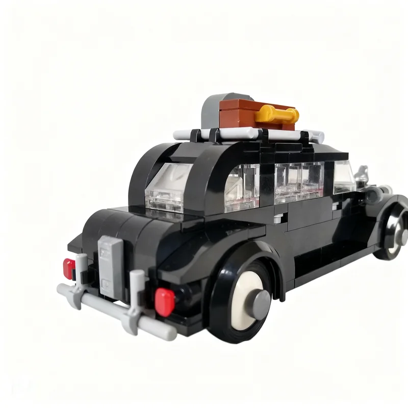 215 elementów MOC Wednesday The Addams Family Model Samochodu Klocki Konstrukcyjne Zabawki Prezent na Boże Narodzenie DIY Kreatywny Pomysł Edukacyjny