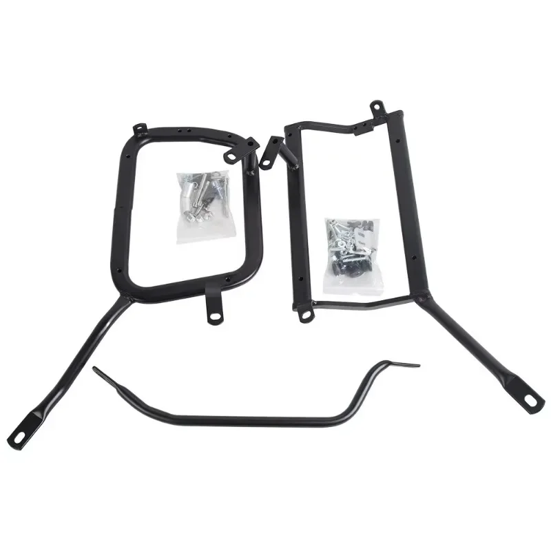 Stainless Steel Saddlebag Support Bracket for Benelli TRK 502X - Carbon Steel Side Box Holder Durable Luggage Carrier Mount