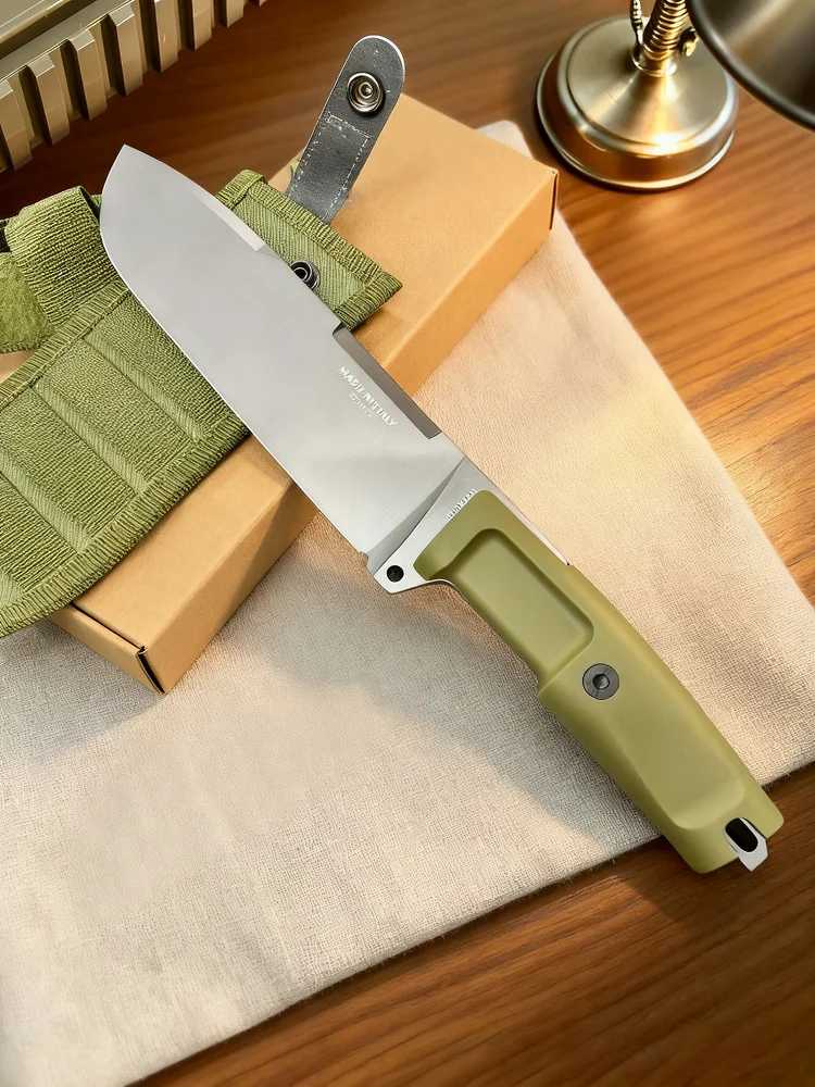 نسبة إضافية - سكين تخليص عوائق الغابة، سكين مستقيم تكتيكي، سكين أدوات التخييم وتسلق الجبال وصيد الأسماك #2