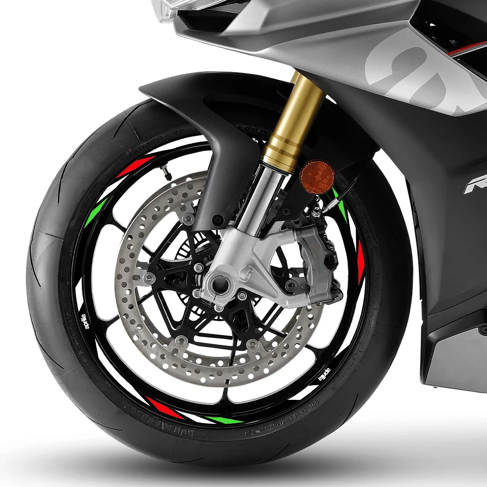 Motorcycle Wheel Decal Racing Rim Sticker Tape Accessori For Aprilia RSV4 Dorsoduro Shiver 750 900 Rs125 Tuono 660 RS660 GPR150